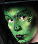 Witch Face Painting
