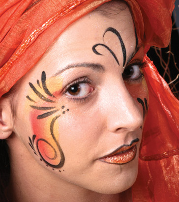 easy face painting designs