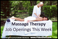 Massage Therapy Job Openings This week