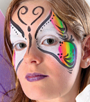 Butterfly Face Painting