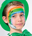 St. Patrick's Day Face Painting