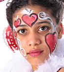 Valentine's Day Face Painting