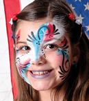 July 4th Face Painting