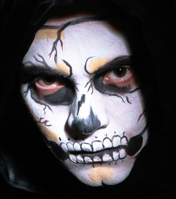 Halloween Face Painting Tutorial Creepy Horror Face Halloween
